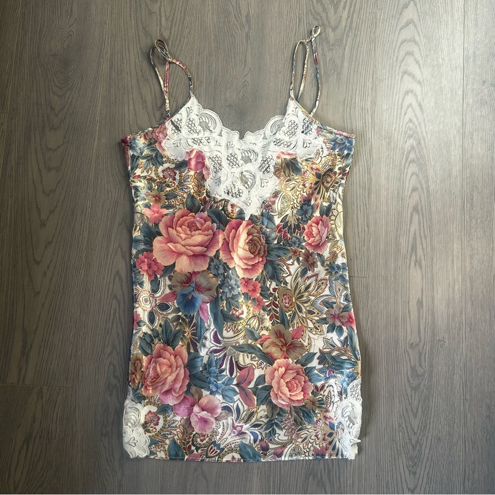Vintage Victoria Secret Lace Trim Camisole